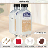16 oz Wood Oil Cleaner and Brightener for Outdoor and Indoor Furniture Set of 2