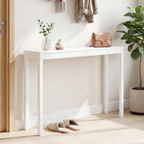 Wooden Console Table Modern Farmhouse Sofa Table with Thickened Top