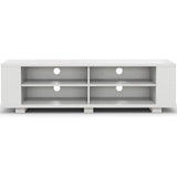 Console Storage Entertainment Media Wood TV Stand