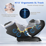 Zero Gravity SL Track Shared Commercial Vending Massage Chair with Nayax Payment System-Black