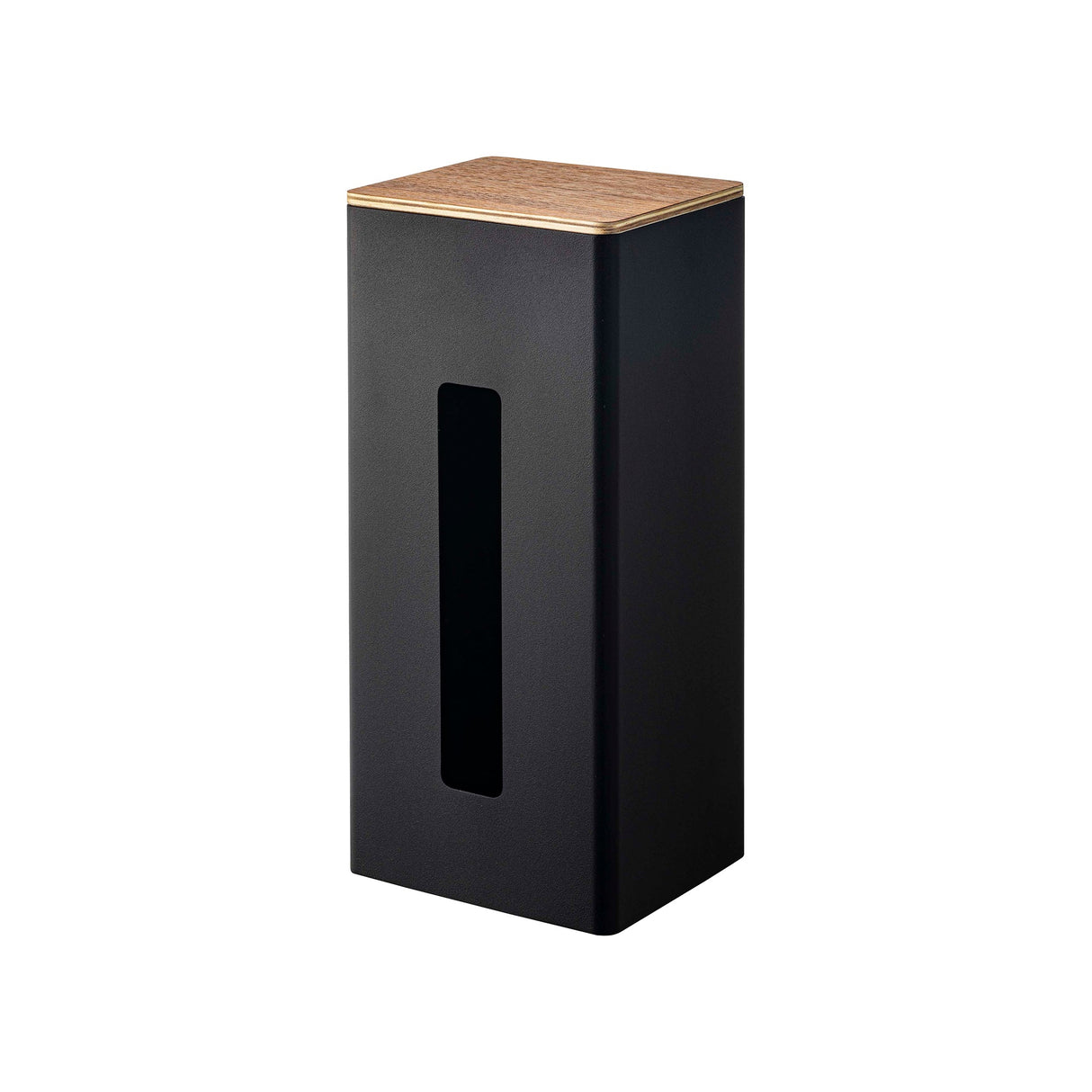Two-Sided Tissue Case - Steel + Wood