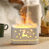 Elk Flame Humidifier Diffuser Christmas Lamp