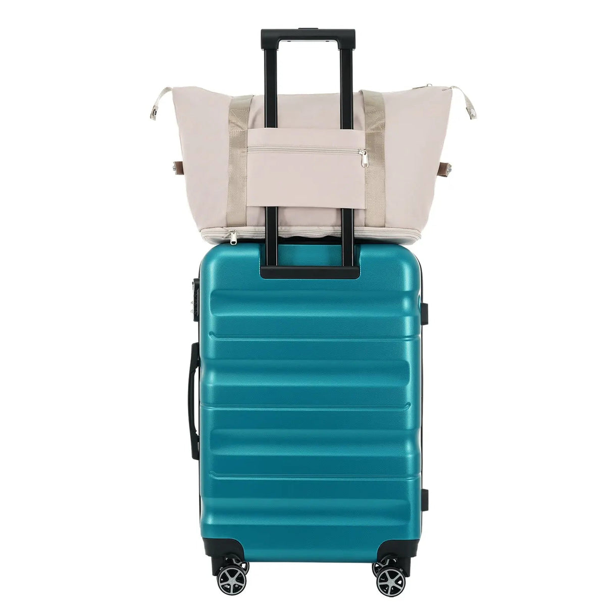 Hardshell ABS Luggage Set - Lightweight & Durable Suitcases with Dual