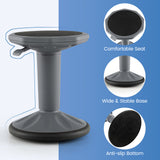 Adjustable Active Learning Stool Sitting Home Office Wobble Chair with Cushion Seat