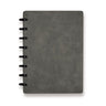 Circa Smooth Sliver Discbound Notebook with Pockets