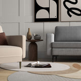 1/2/3/4-Seat Convertible Sectional Sofa with Reversible Ottoman-2