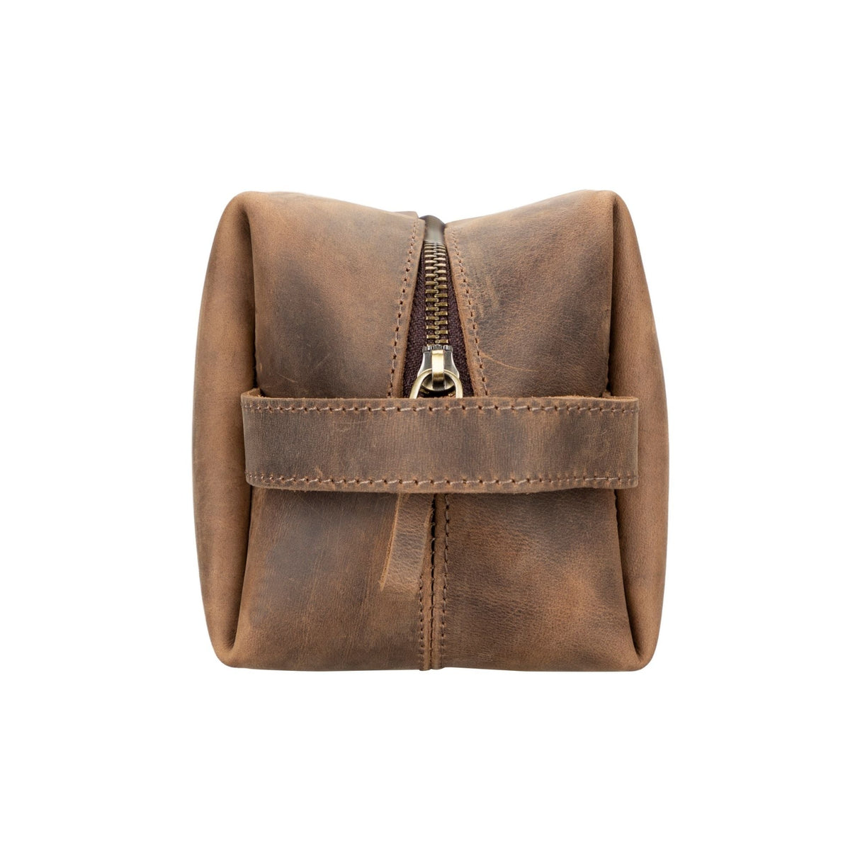 Oswego Men's Leather Dopp Kit & Small Travel Handbag