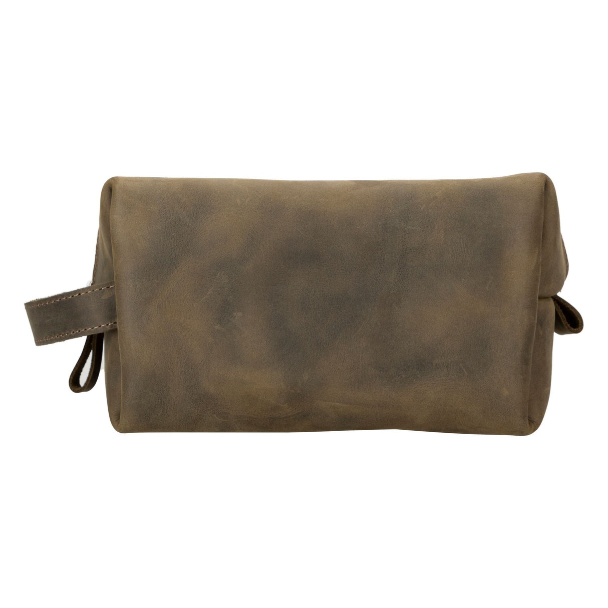 Oswego Men's Leather Dopp Kit & Small Travel Handbag
