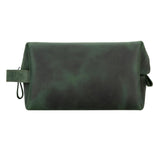 Oswego Men's Leather Dopp Kit & Small Travel Handbag
