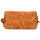 Oswego Men's Leather Dopp Kit & Small Travel Handbag