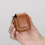 Aurora Luxury Leather AirPods Case with Attached Wrist Strap