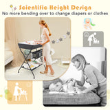 Baby Storage Folding Diaper Changing Table