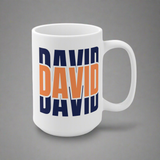 Personalized Ceramic Mug - Custom Name Gift for Coffee Lovers, Unique Birthday Present, Customizable Drinkware