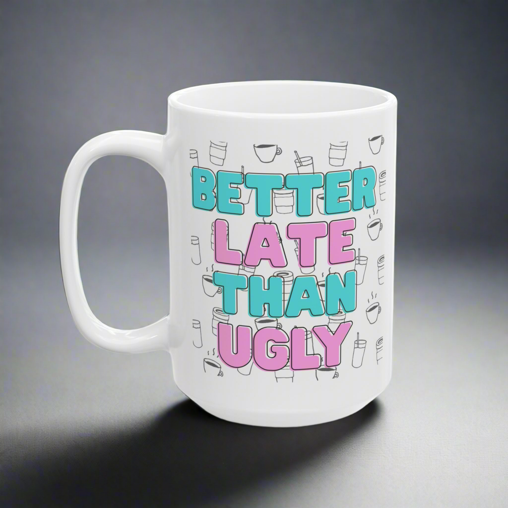 Ceramic Mug with Fun Coffee Quote, Perfect for Coffee Lovers, Great Gift for Birthdays