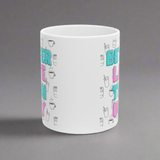 Ceramic Mug with Fun Coffee Quote, Perfect for Coffee Lovers, Great Gift for Birthdays