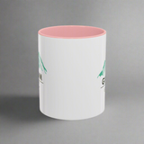 Mountain Adventure Accent Coffee Mug - Unique Gift for Hikers & Coffee Enthusiasts