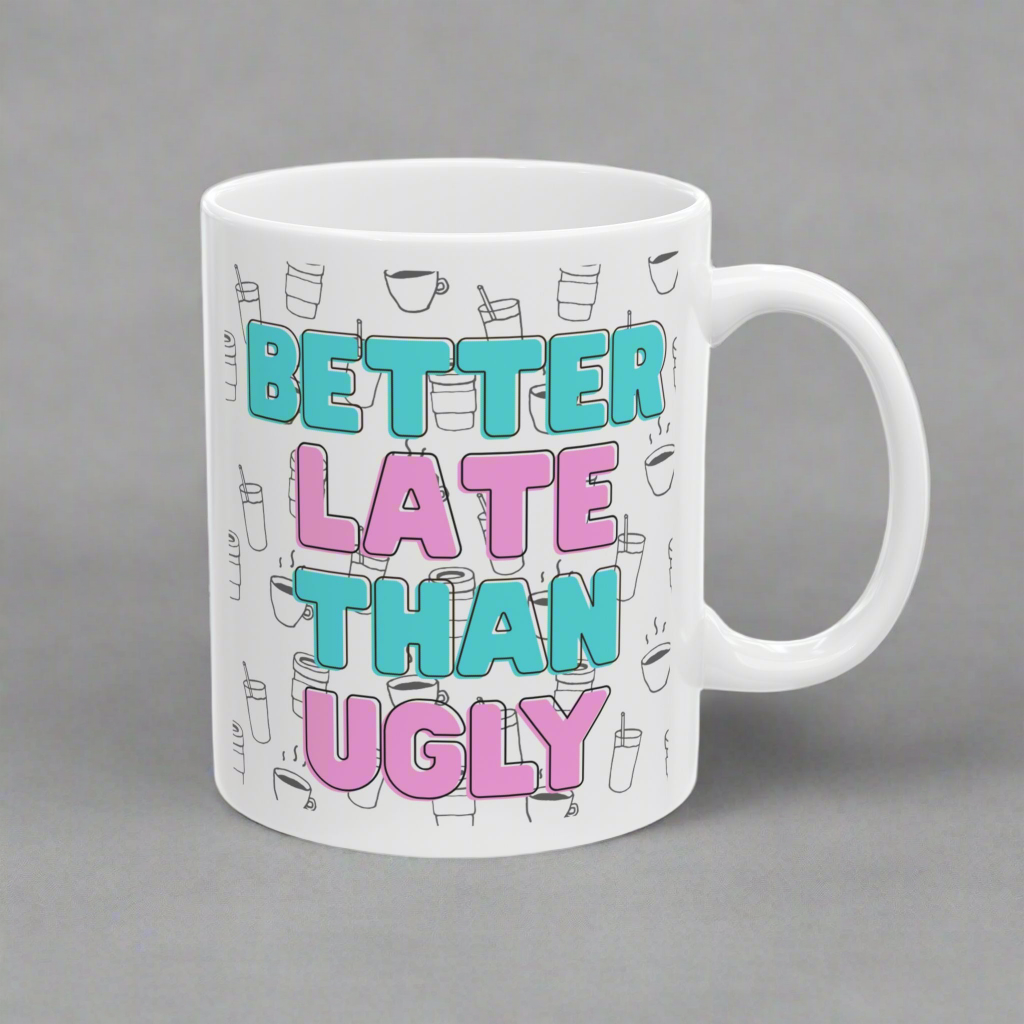 Ceramic Mug with Fun Coffee Quote, Perfect for Coffee Lovers, Great Gift for Birthdays