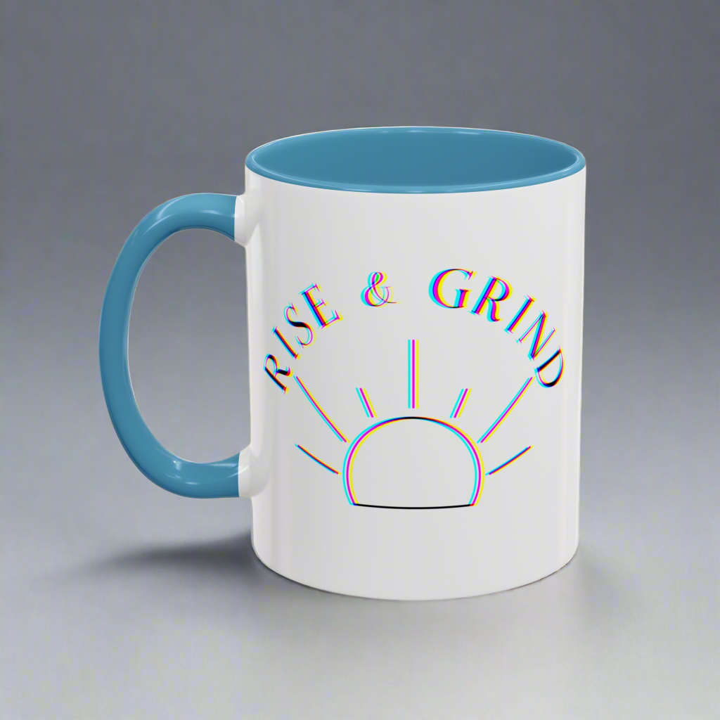 Stylish Accent Coffee Mug - Ceramic Drinkware for Coffee Lovers (11oz, 15oz)