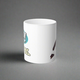 Funny Quote Color Morphing Mug 11oz with Sass, "Sip Happens"