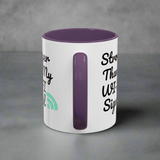 Coffee Mug, Funny Quote 'Stronger Than My Wi-Fi Signal' Mug