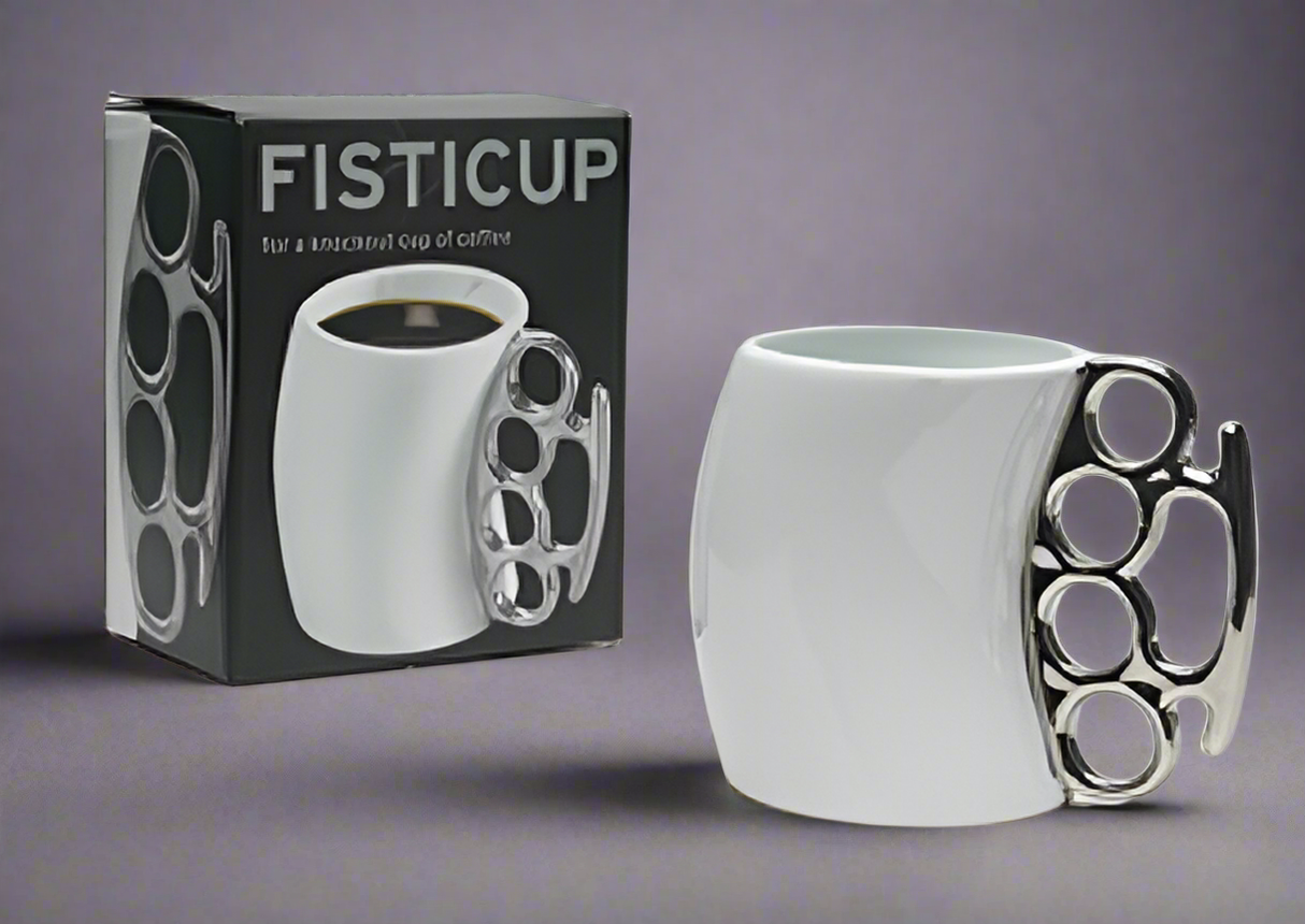 Boxing Ceramic Coffee Cup 14oz