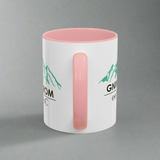 Mountain Adventure Accent Coffee Mug - Unique Gift for Hikers & Coffee Enthusiasts