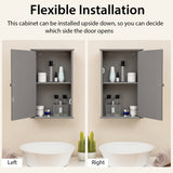 Bathroom Wall Cabinet with Single Mirror Door