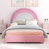 Twin Bed Frame with Height-Adjustable Headboard and Sturdy Wooden Slats