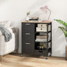 Rolling Kitchen Island Utility Storage Cart with 3 Large Drawers