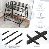 Space-saving Metal Slatted Bed Frame for Teens and Adults Noise-free No Box Spring Needed
