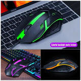 TF200 Gaming Keyboard & Mouse Combo Illuminated USB Wired 104‑Key