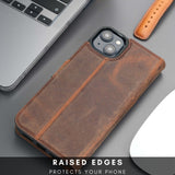 Casper iPhone 16 Wallet Case Leather MagSafe
