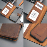 Casper iPhone 16 Plus Wallet Case Leather MagSafe