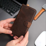 Casper iPhone 16 Plus Wallet Case Leather MagSafe