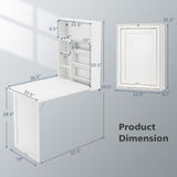 Wall Mounted Fold-Out Convertible Floating Desk Space Saver