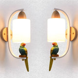 Creative Bird Lamp with Solid Wood Design for Aisle & Living Room