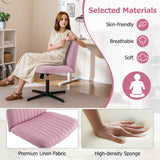 Criss Cross Legged Chair No Wheels 120° Rocking Adjustable Height