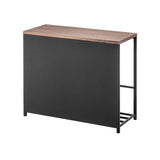 Entryway Storage Organizer & Bench (18" H)  - Steel + Wood