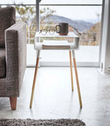 Storage Table - Tall (23" H)  - Steel + Wood