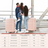 5-Piece Luggage Set with Expandable Travel Bag - Includes 16", 20",