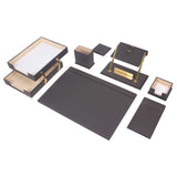 MOOG Leather Desk Set - Double Document Tray- Pink - 10 PCS