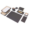 MOOG Leather Desk Set - Double Document Tray- Orange - 10 PCS