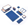 MOOG Leather Desk Set - Double Document Tray- Orange - 10 PCS