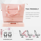 5-Piece Luggage Set with Expandable Travel Bag - Includes 16", 20",