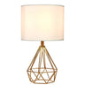 Diamond Design Table Lamp for Entryway with Elegant Modern Style