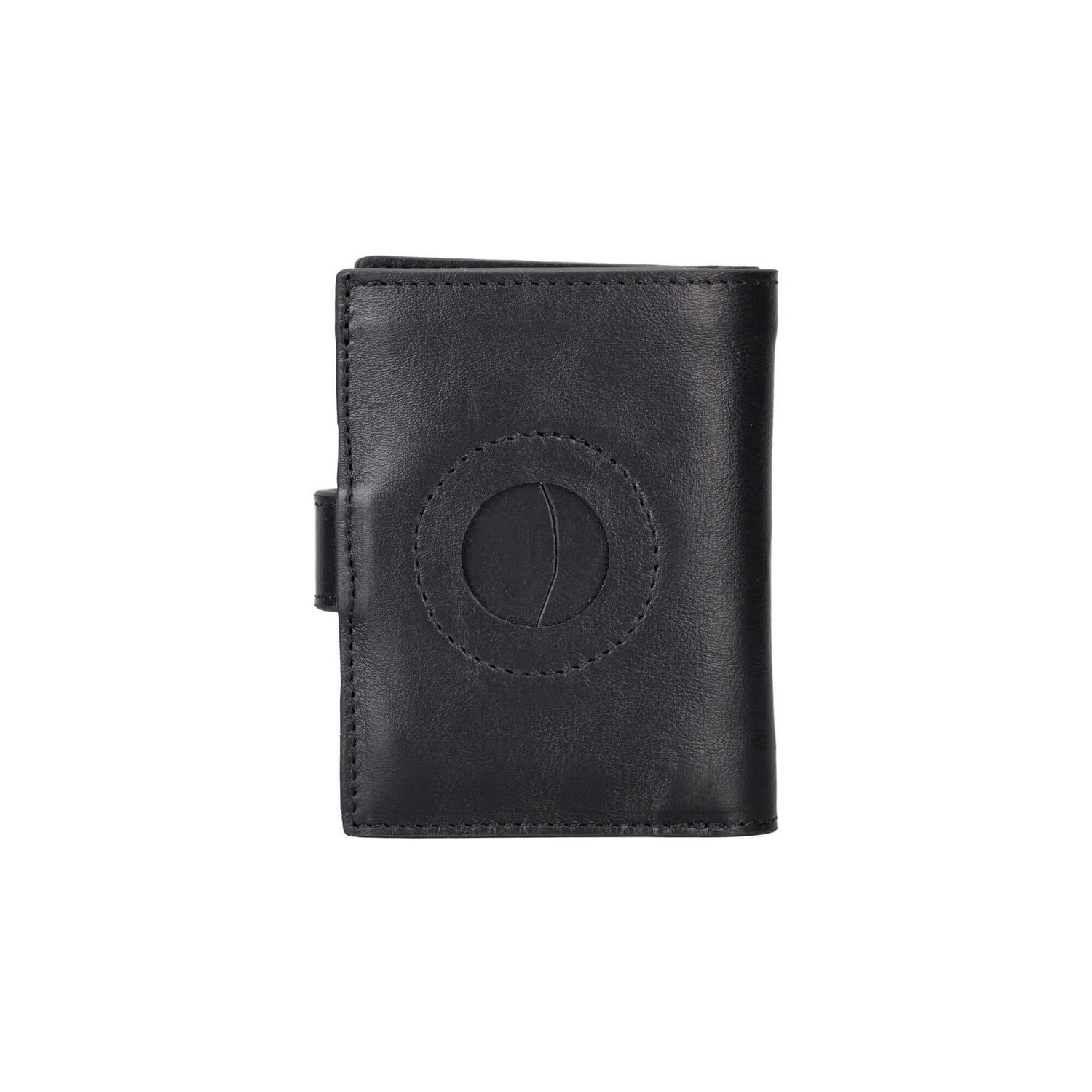 Douglas Genuine Leather Pop-Up Wallet with AirTag Slot - RFID Blocking Cardholder