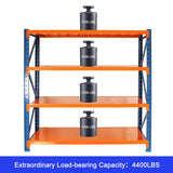 Garage shelves Heavy Duty - 4400 lbs garage storage 4 levels, adjustable metal shelving units and storage, industrial shelves utility shelves for commercial store tools gym