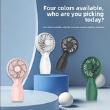 Portable Handheld Fan with USB Rechargeable Battery - Lightweight yet Powerful, 3-Speed Settings, Perfect for Travel, Camping, and Office Use (Ideal Gift for Both Men and Women, 3 Colors Available)