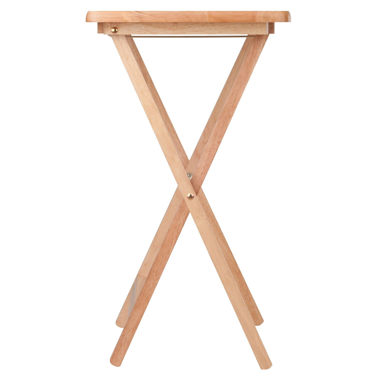 Alex 2-Pc Snack Table Set; Natural