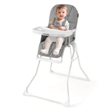 Easy Clean Compact Highchair with Removable Adjustable Tray and PU Seat Cushion